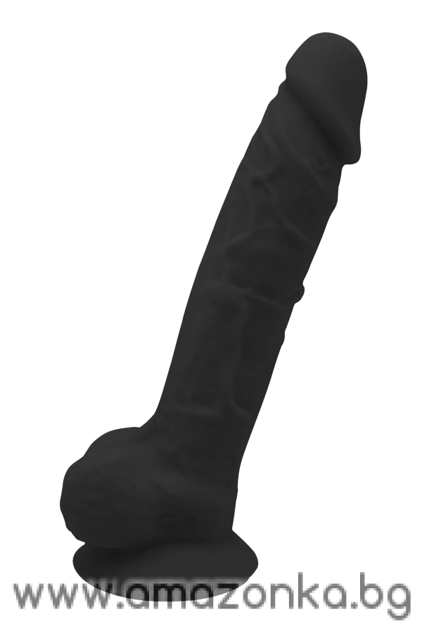 REAL LOVE DILDO 7INCH BLACK