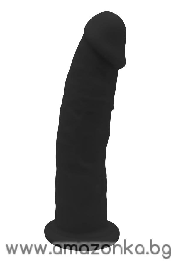 REAL LOVE DILDO 7.5INCH BLACK