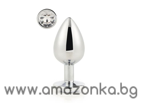 GLEAMING LOVE SILVER PLUG LARGE