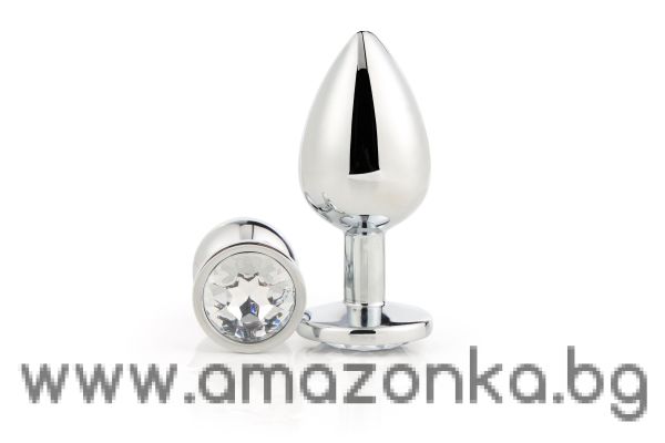 GLEAMING LOVE SILVER PLUG LARGE