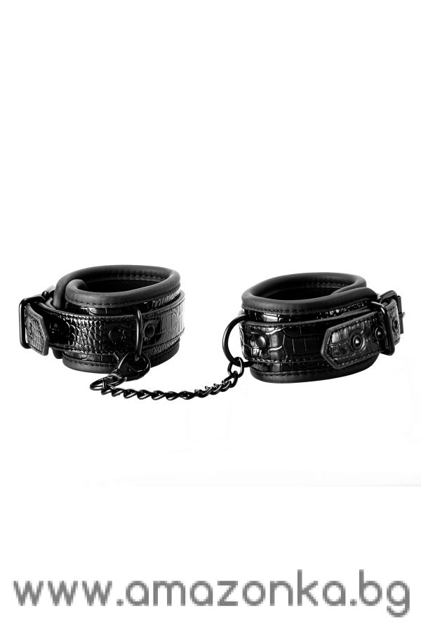 BLAZE ANKLE CUFF CROCO BLACK