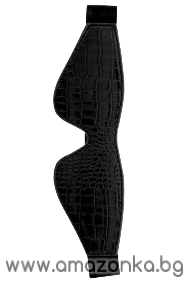 BLAZE BLINDFOLD CROCO BLACK