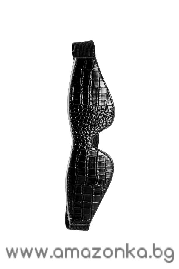 BLAZE BLINDFOLD CROCO BLACK