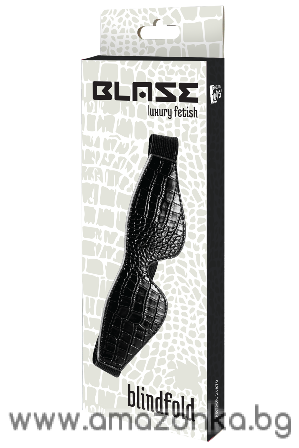 BLAZE BLINDFOLD CROCO BLACK