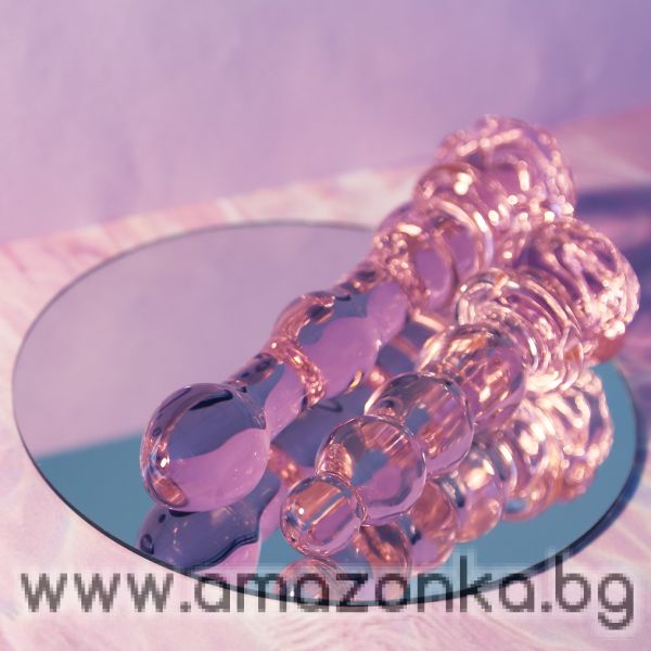 GLAZE GLASS ROSEBUD BEADED  PLUG