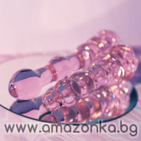 GLAZE GLASS ROSEBUD BEADED  PLUG