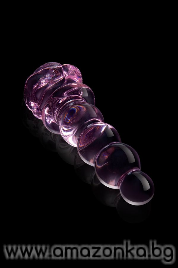 GLAZE GLASS ROSEBUD BEADED  PLUG