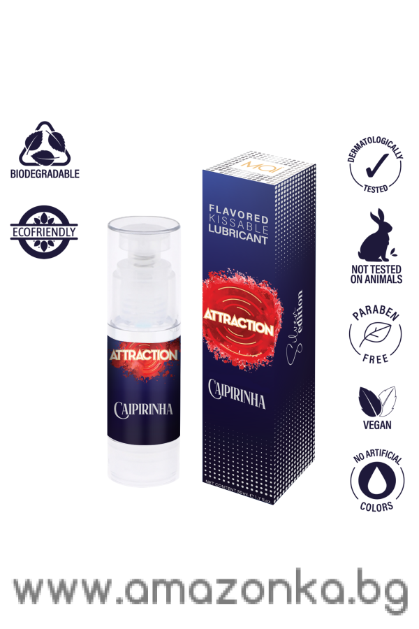 MAI ATTRACTION KISSABLE LUBRICANT CAIPIRINHA FLAVOR 50ML