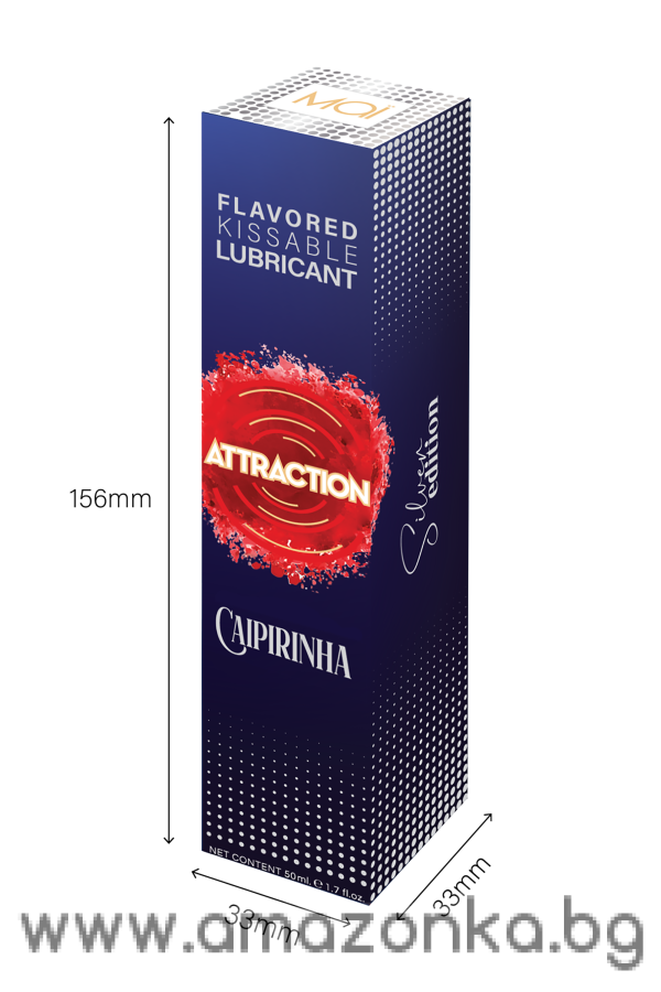 MAI ATTRACTION KISSABLE LUBRICANT CAIPIRINHA FLAVOR 50ML