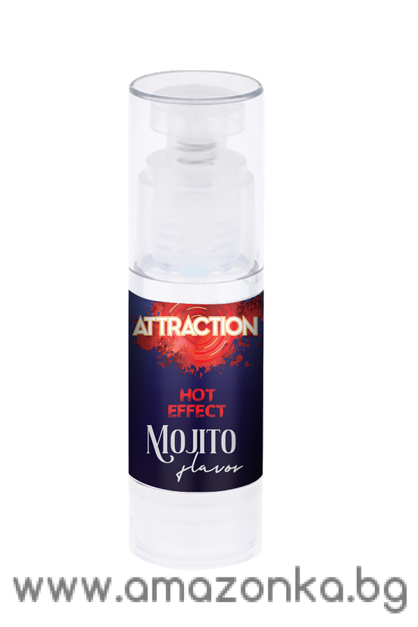 MAI ATTRACTION KISSABLE LUBRICANT HOT EFFECT MOJITO FLAVOR 50ML 