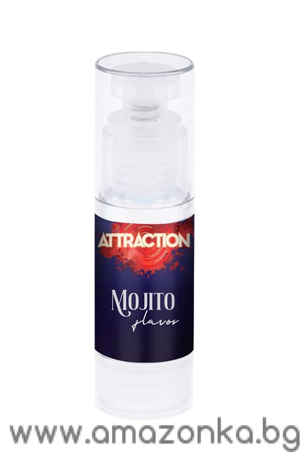 MAI ATTRACTION HOT KISS MASSAGE OIL MOJITO FLAVOR 50ML