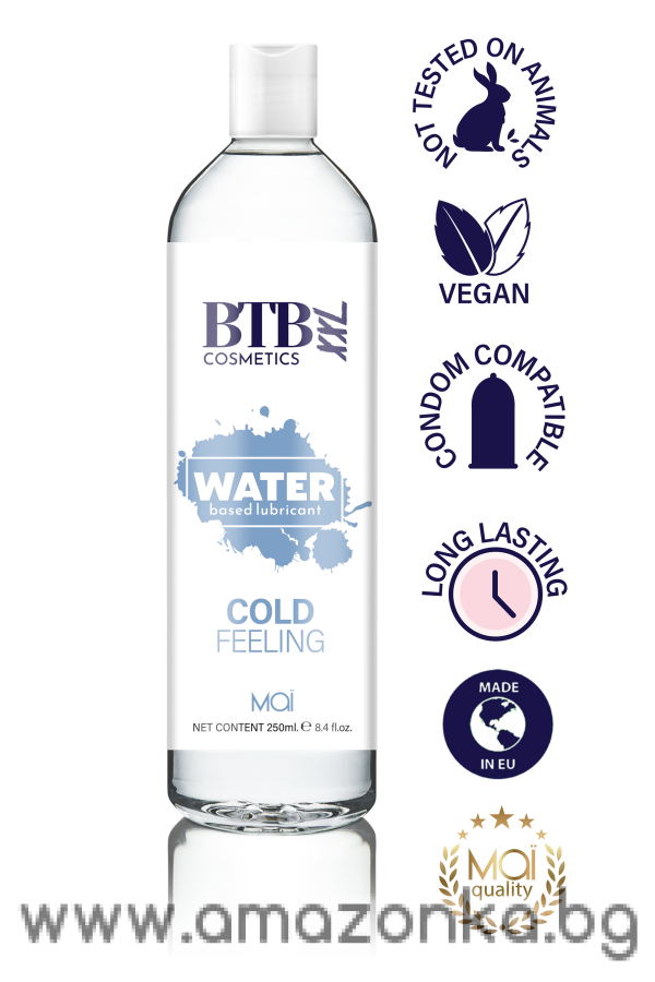 BTB WATER BASED COLD FEELING LUBRICANT 250ML