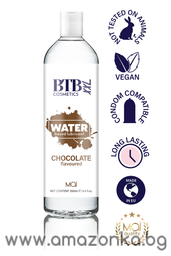 BTB WATER BASED FLAVORED CHOCOLAT LUBRICANT 250ML