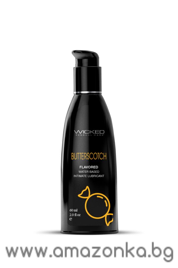 WICKED WATERBASED LUBRICANT BUTTERSCOTCH 60ML