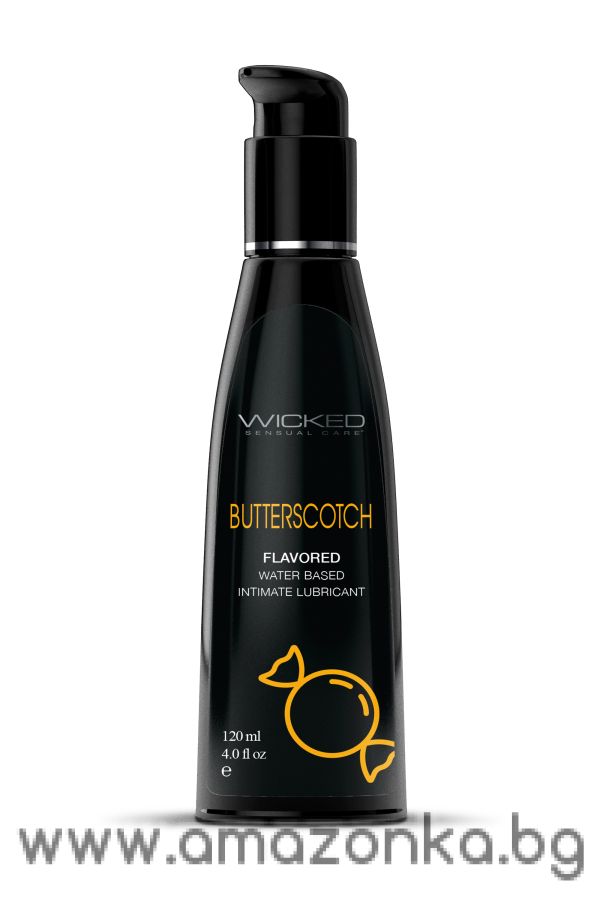 WICKED WATERBASED LUBRICANT BUTTERSCOTCH 120ML