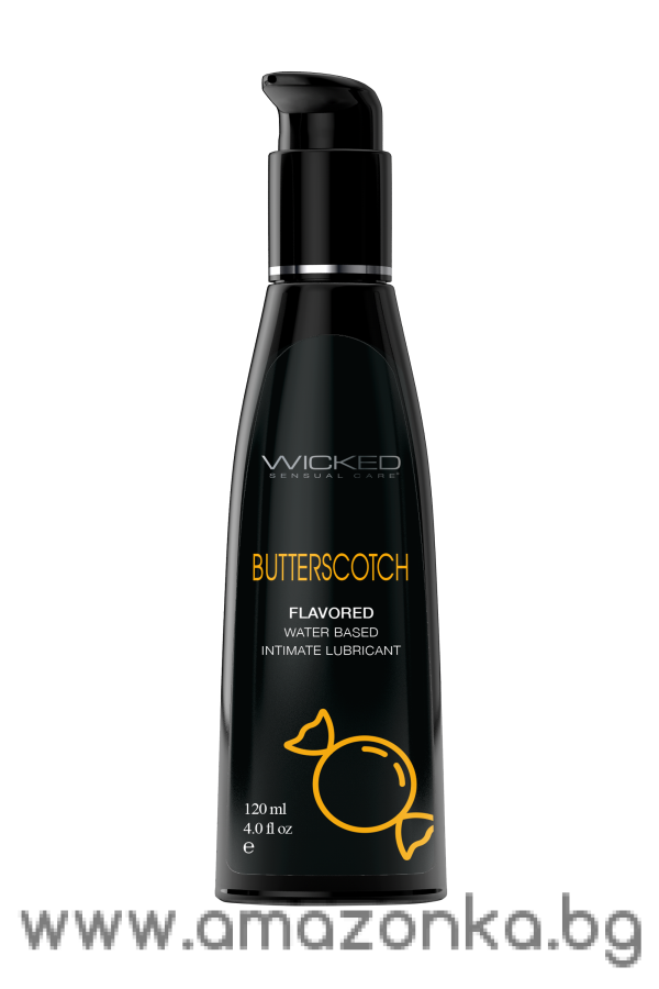 WICKED WATERBASED LUBRICANT BUTTERSCOTCH 120ML