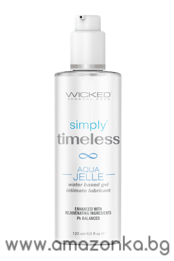 WICKED SIMPLY TIMELESS AQUA JELLE LUBRICANT 120ML