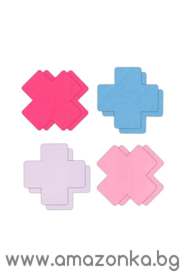 PRETTY PASTIES CROSS II ASSORTED 4 PAIR