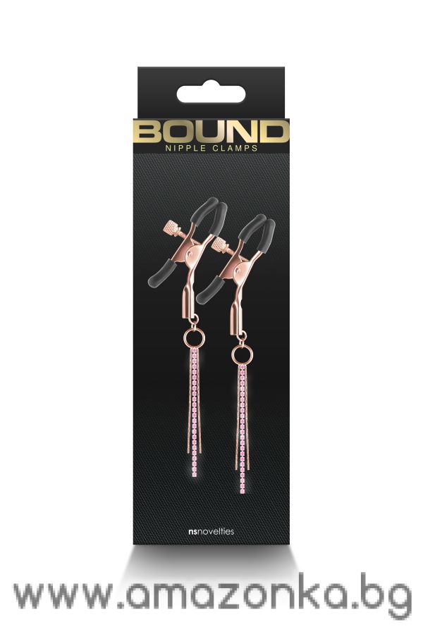 BOUND NIPPLE CLAMPS D3 ROSE GOLD