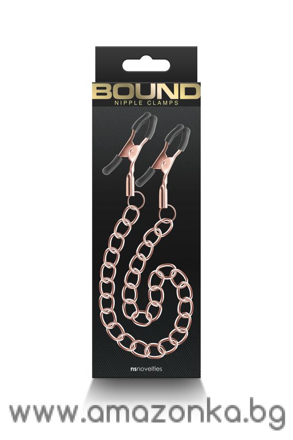 BOUND NIPPLE CLAMPS DC2 ROSE GOLD