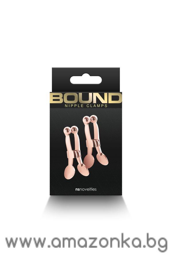 BOUND NIPPLE CLAMPS C1 ROSE GOLD