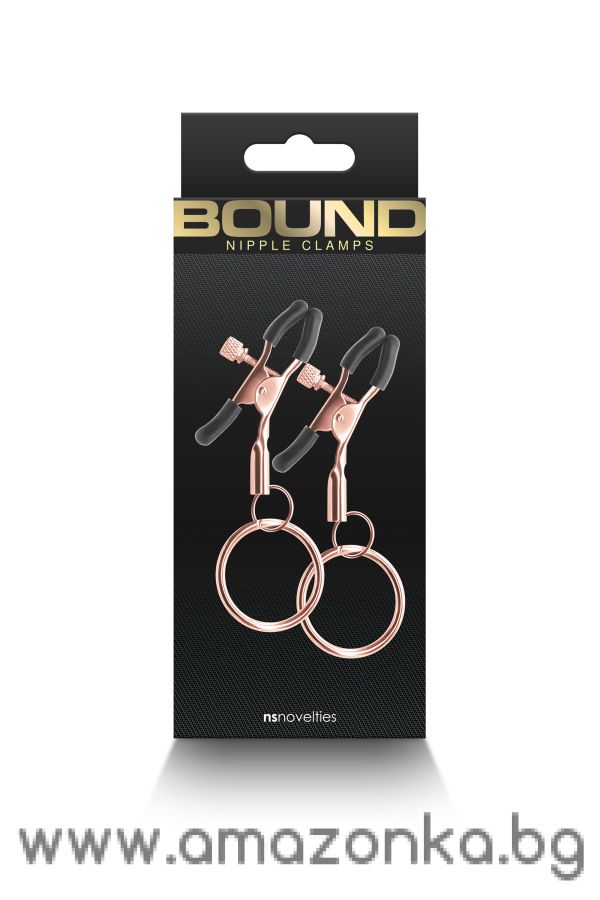 BOUND NIPPLE CLAMPS C2 ROSE GOLD