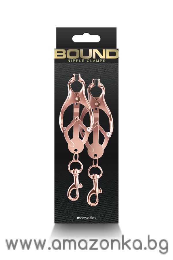 BOUND NIPPLE CLAMPS C3 ROSE GOLD
