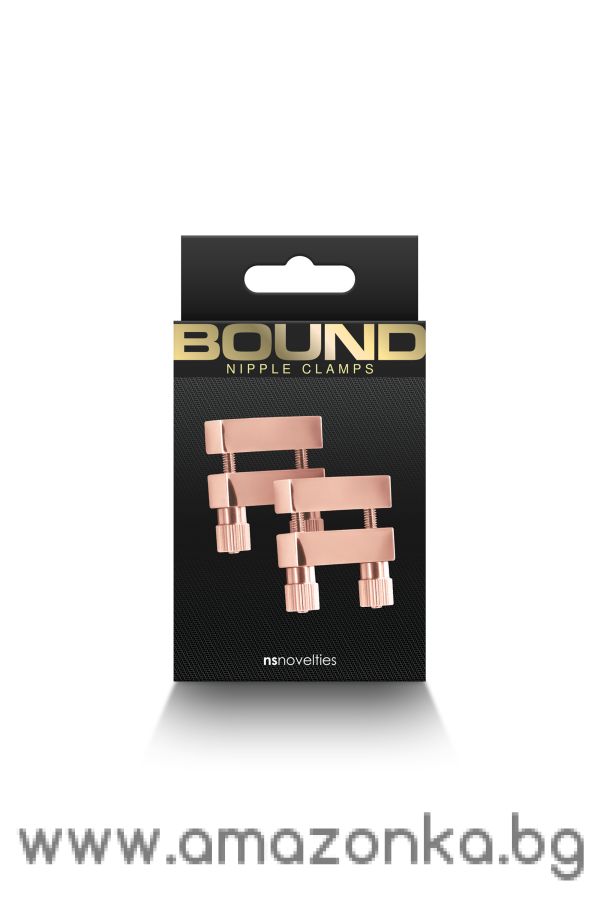 BOUND NIPPLE CLAMPS V1 ROSE GOLD