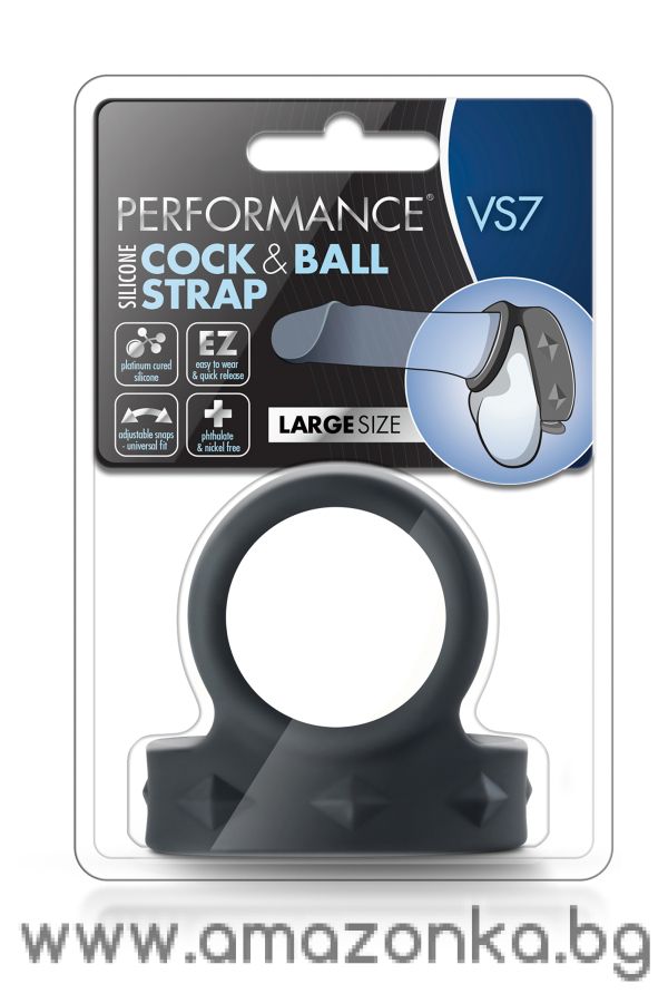 PERFORMANCE VS7 COCK & BALL STRAP LARGE