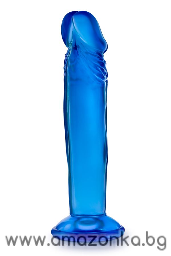 B YOURS SWEET N SMALL 6INCH DILDO BLUE