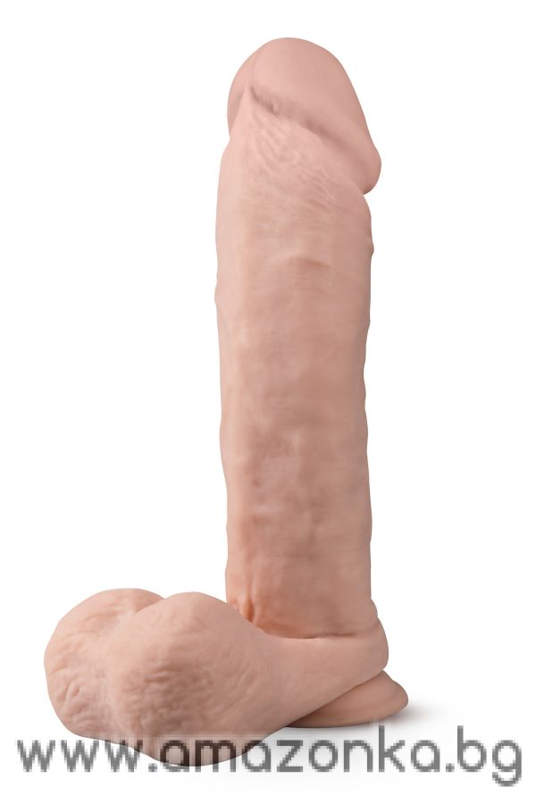 DR. SKIN SILICONE DR. DYLAN 7 INCH VIBRATING DILDO WITH REMOTE VANILLA