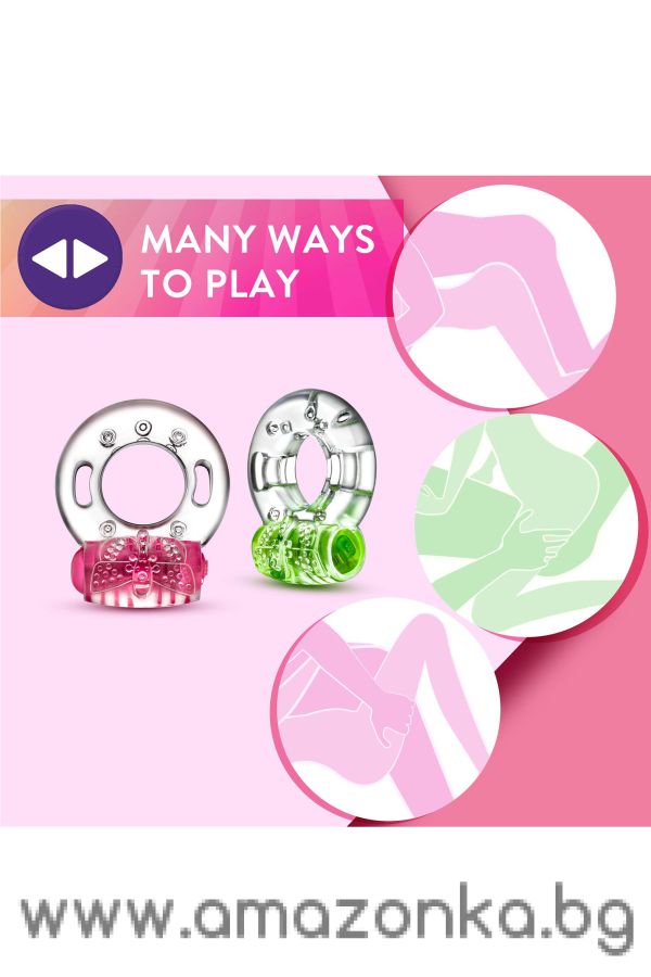 PLAY WITH ME AROUSER VIBRATING C-RING PINK