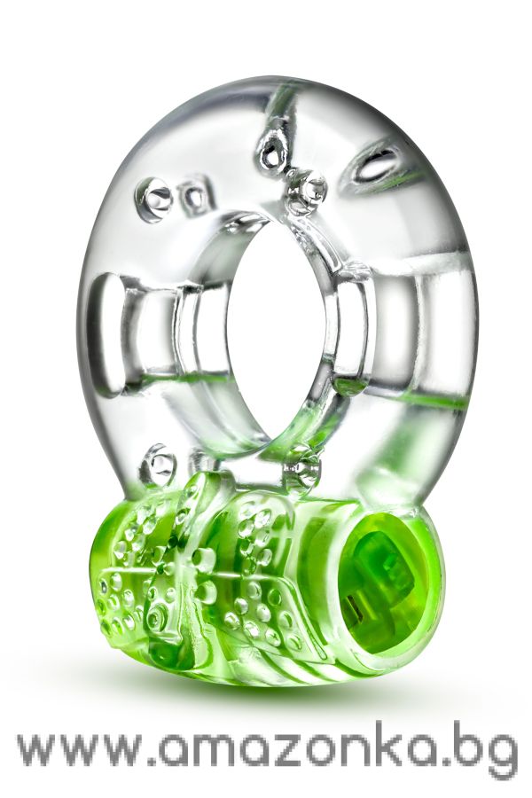 PLAY WITH ME AROUSER VIBRATING C-RING GREEN
