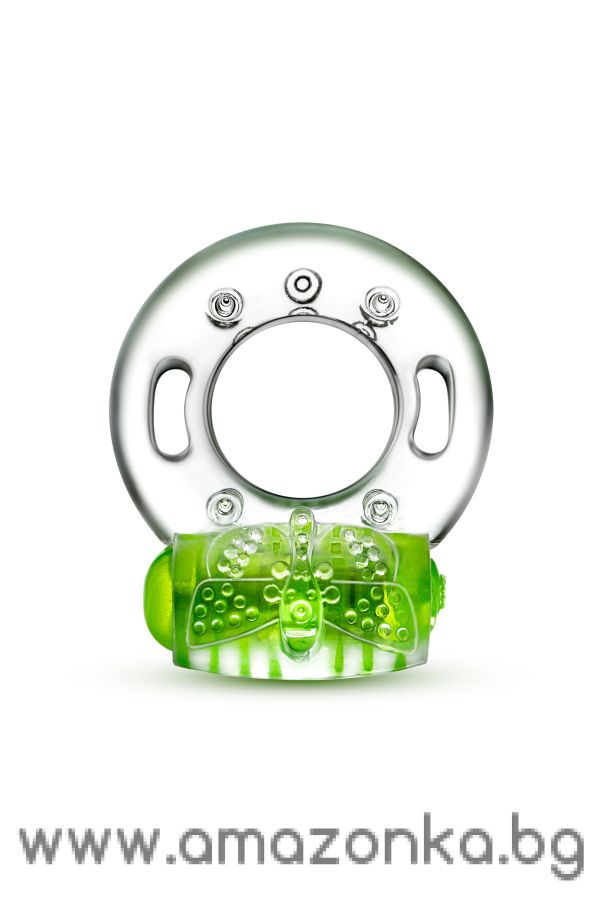 PLAY WITH ME AROUSER VIBRATING C-RING GREEN