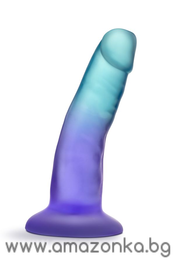 B YOURS MORNING DEW 5 INCH DILDO SAPPHIRE