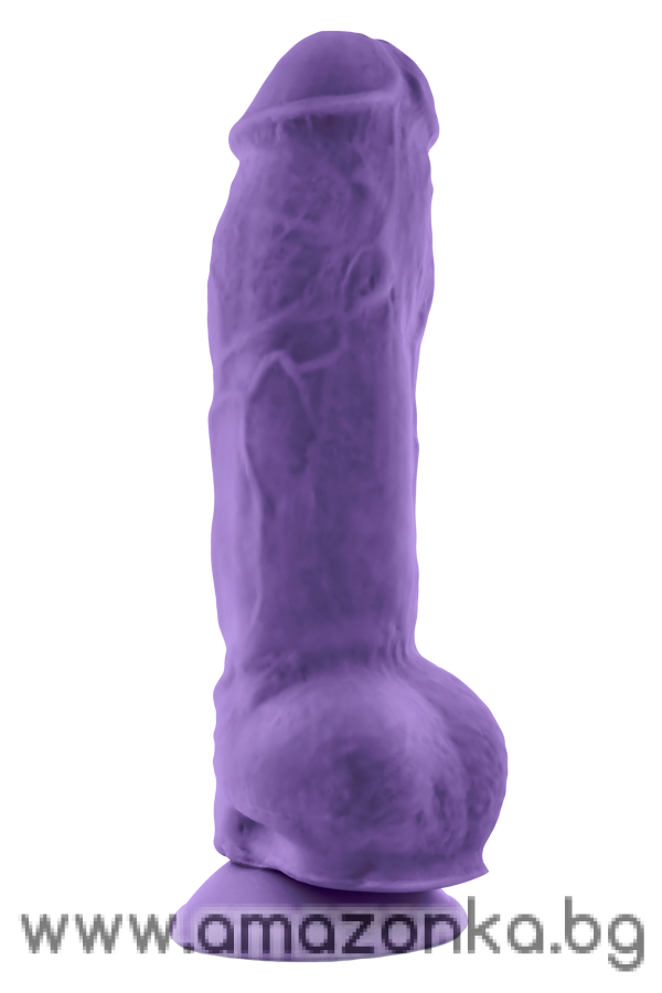 AU NATUREL BOLD BIG BOY 10 INCH DILDO PURPLE