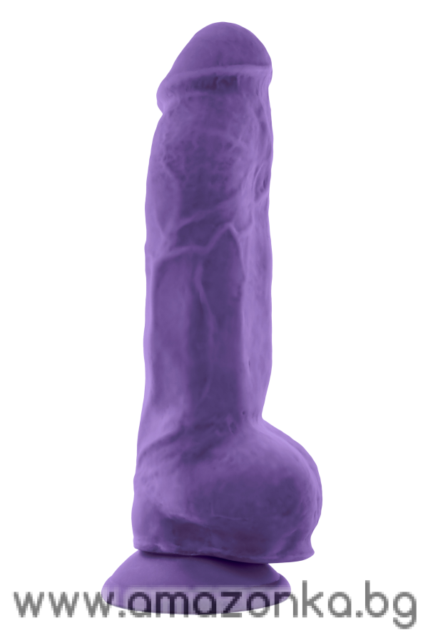 AU NATUREL BOLD BIG BOY 10 INCH DILDO PURPLE