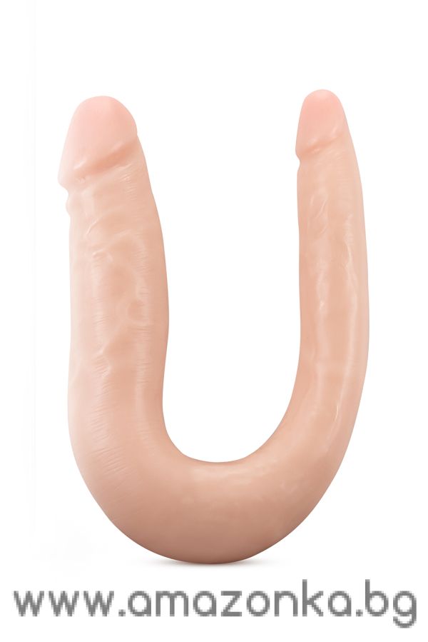 DR. SKIN SILICONE DR. DOUBLE 12 INCH DOUBLE DONG VANILLA