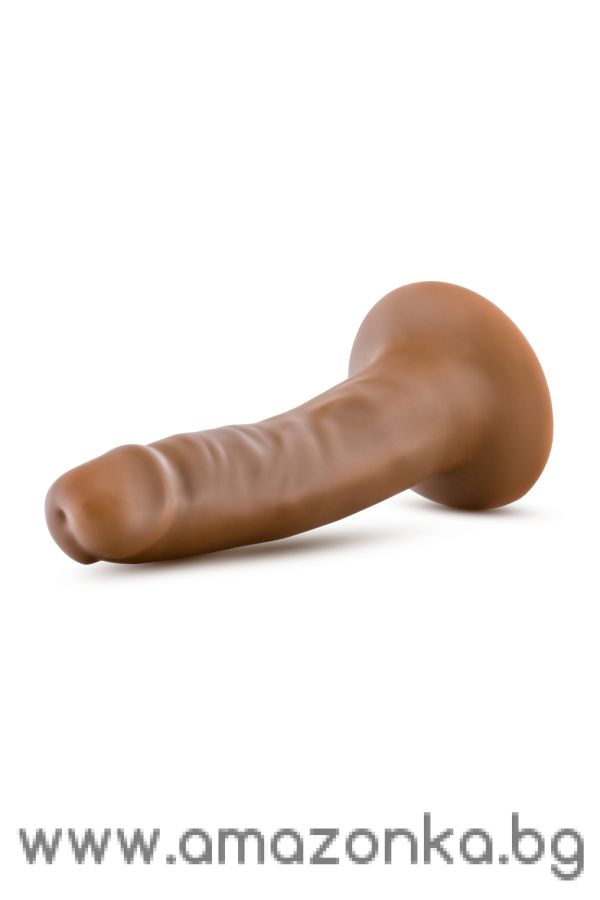 DR. SKIN SILICONE DR. LUCAS 5 INCH DONG WITH SUCTION CUP MOCHA