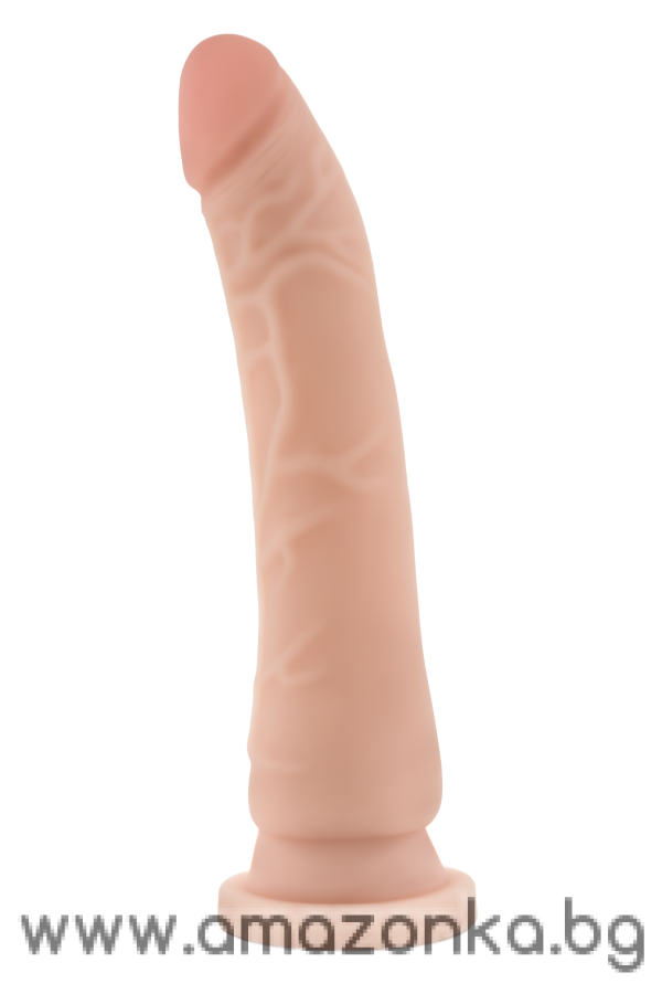 DR. SKIN SILICONE DR. NOAH 8 INCH DONG WITH SUCTION CUP VANILLA