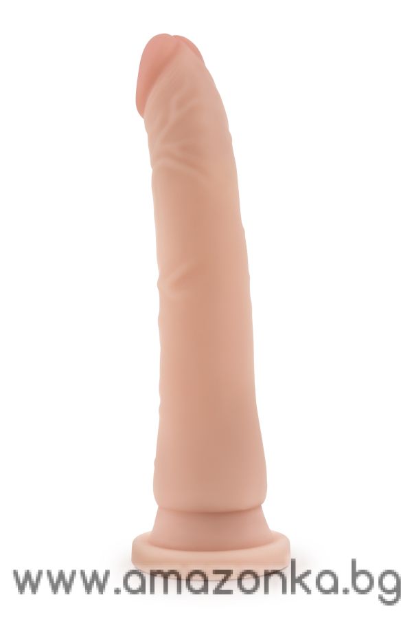 DR. SKIN SILICONE DR. NOAH 8 INCH DONG WITH SUCTION CUP VANILLA