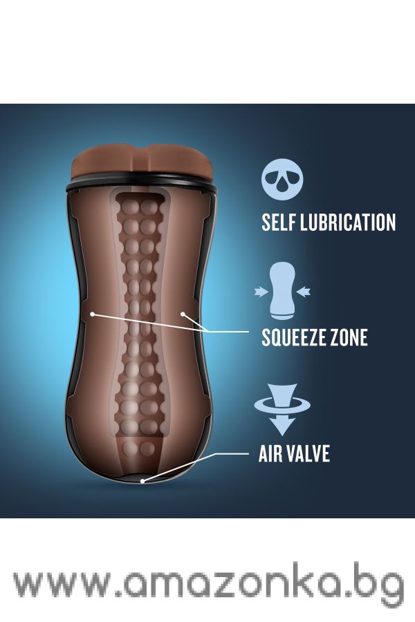 LOVERBOY THE MECHANIC SELF LUBRICATING STROKER BROWN