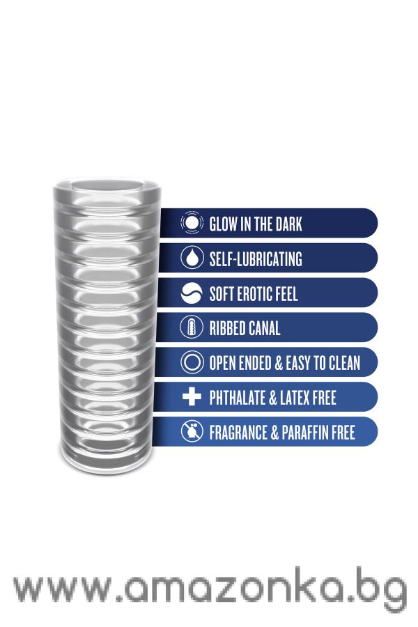RIZE RIBZ SELF LUBRICATING STROKER CLEAR