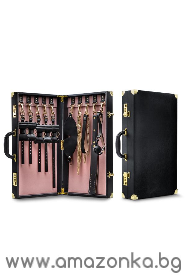 TEMPTASIA SAFE WORD BONDAGE KIT WITH SUITCASE BLACK