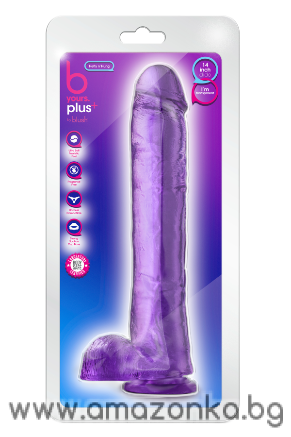 B YOURS PLUS HEFTY N’ HUNG PURPLE