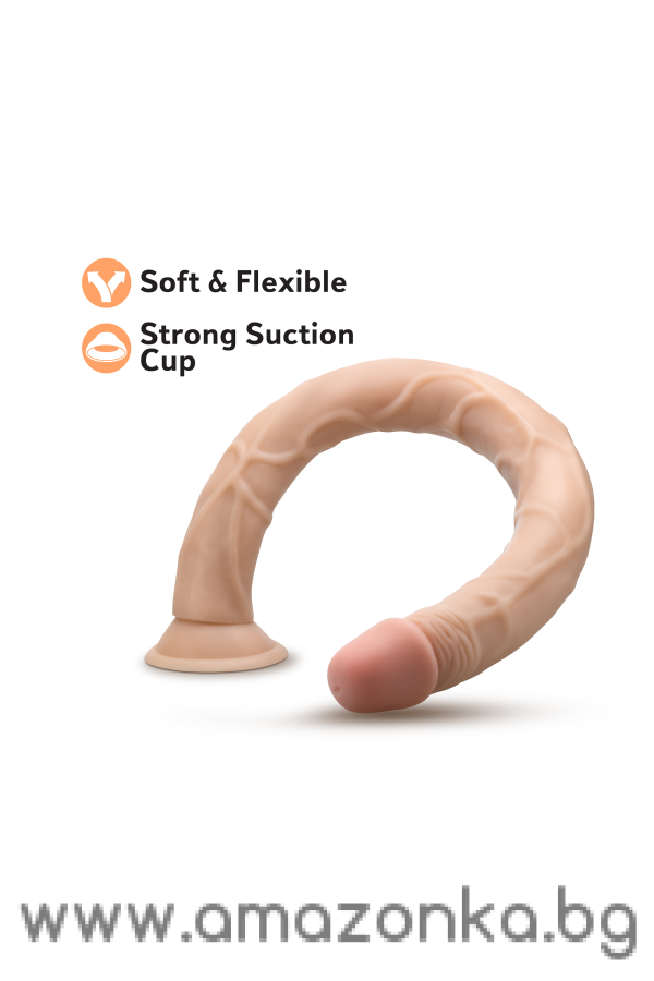 DR. SKIN 19 INCH DILDO BEIGE