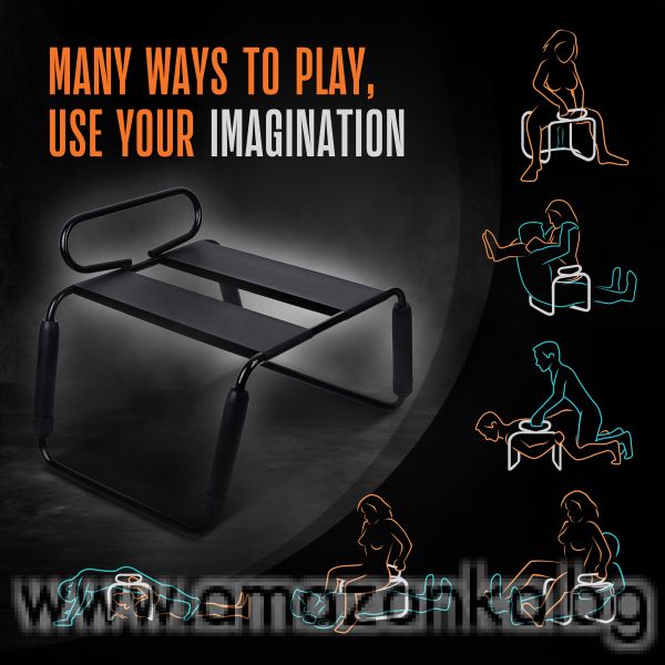 TEMPTASIA SURRENDER SEX CHAIR BLACK