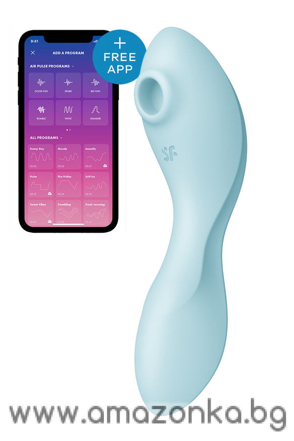 SATISFYER CURVY TRINITY 5+ BLUE