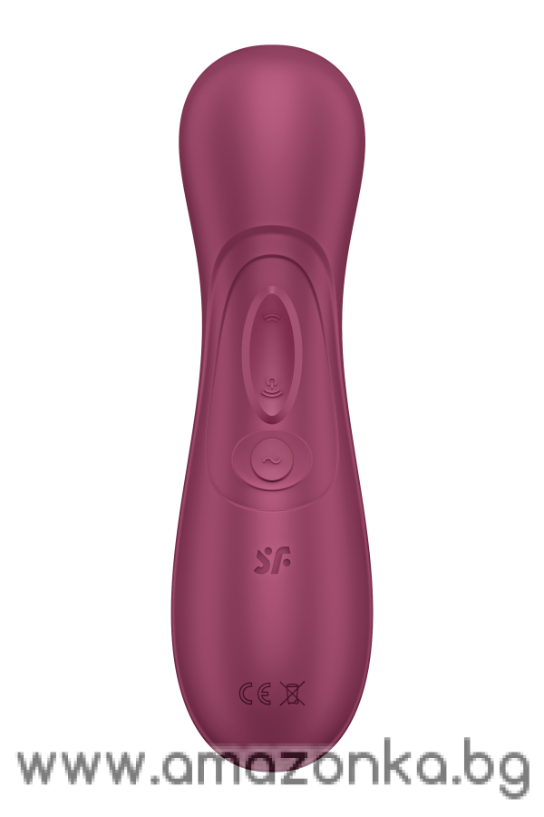 SATISFYER PRO 2 GENERATION 3
 WITH LIQUID AIR  WINE RED