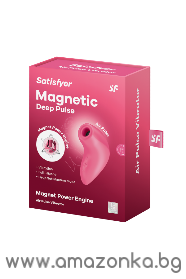 SATISFYER MAGNETIC DEEP PULSE PINK